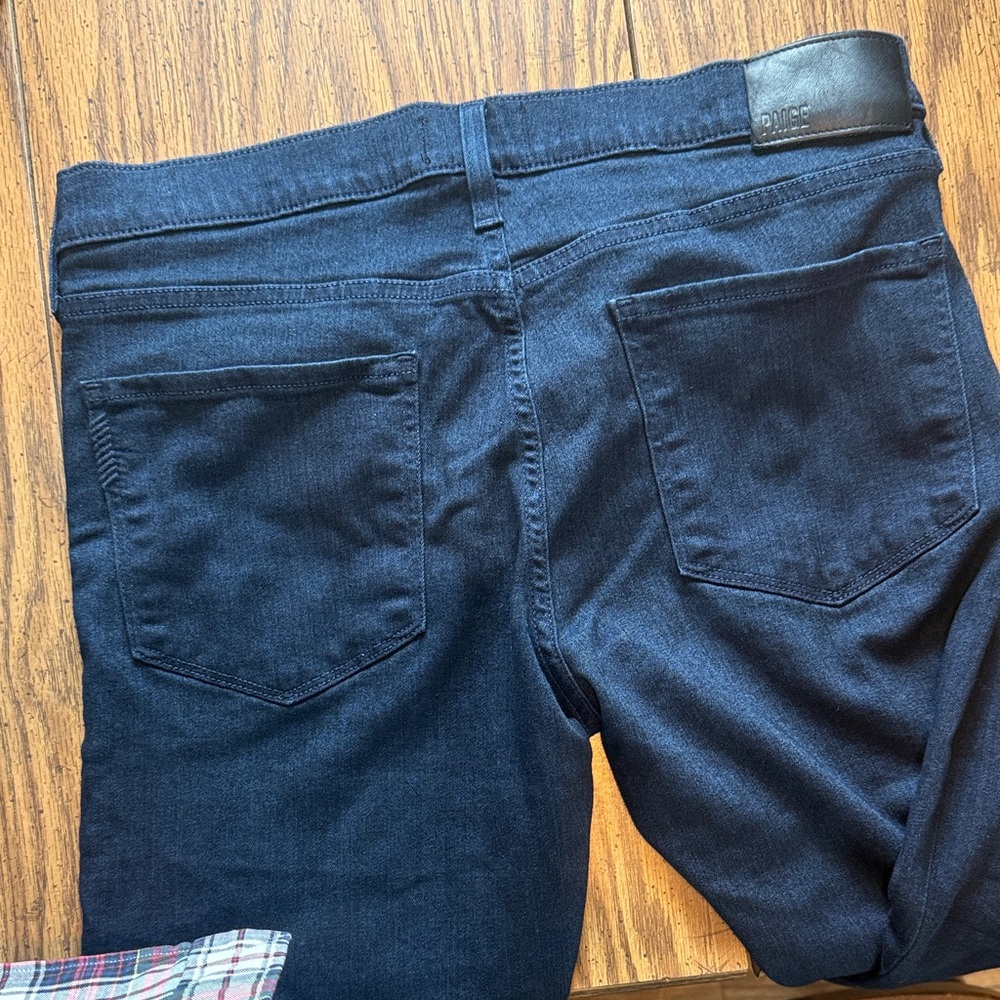 PAIGE Men's Deep Indigo Slim Jeans